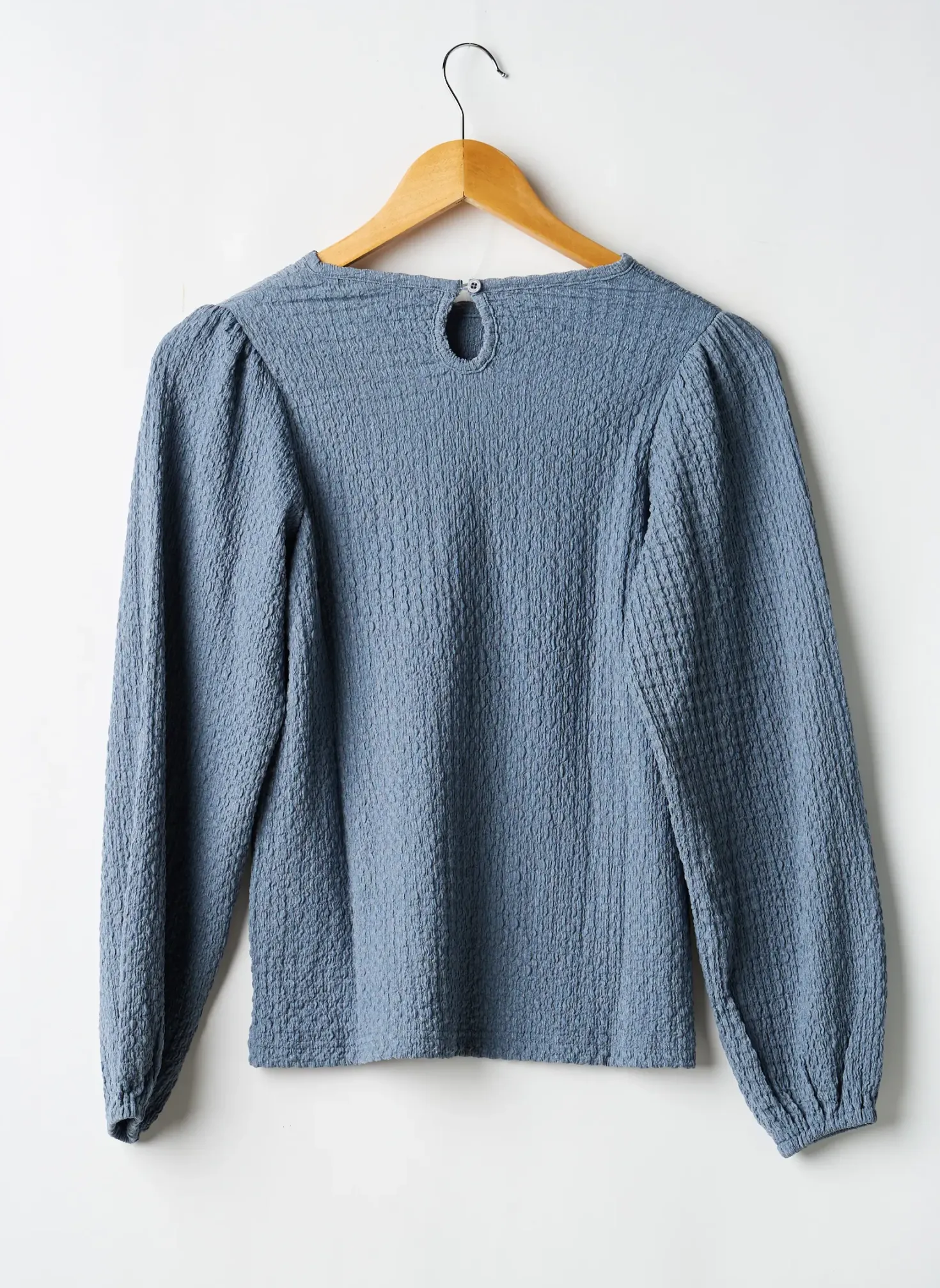 Blouse Levv Label Bleu Manches Longues