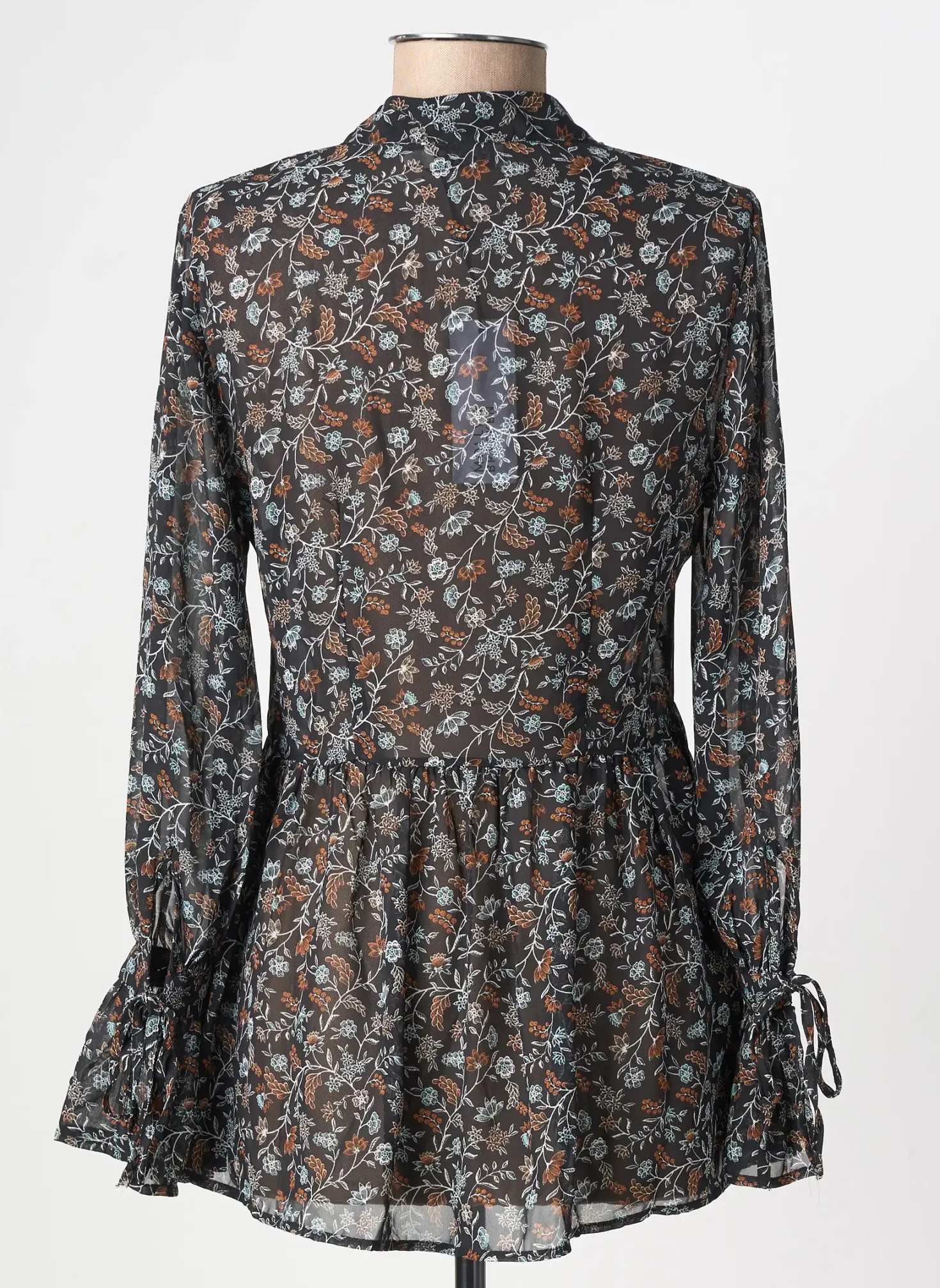 Blouse Molly Bracken Noir Manches Longues
