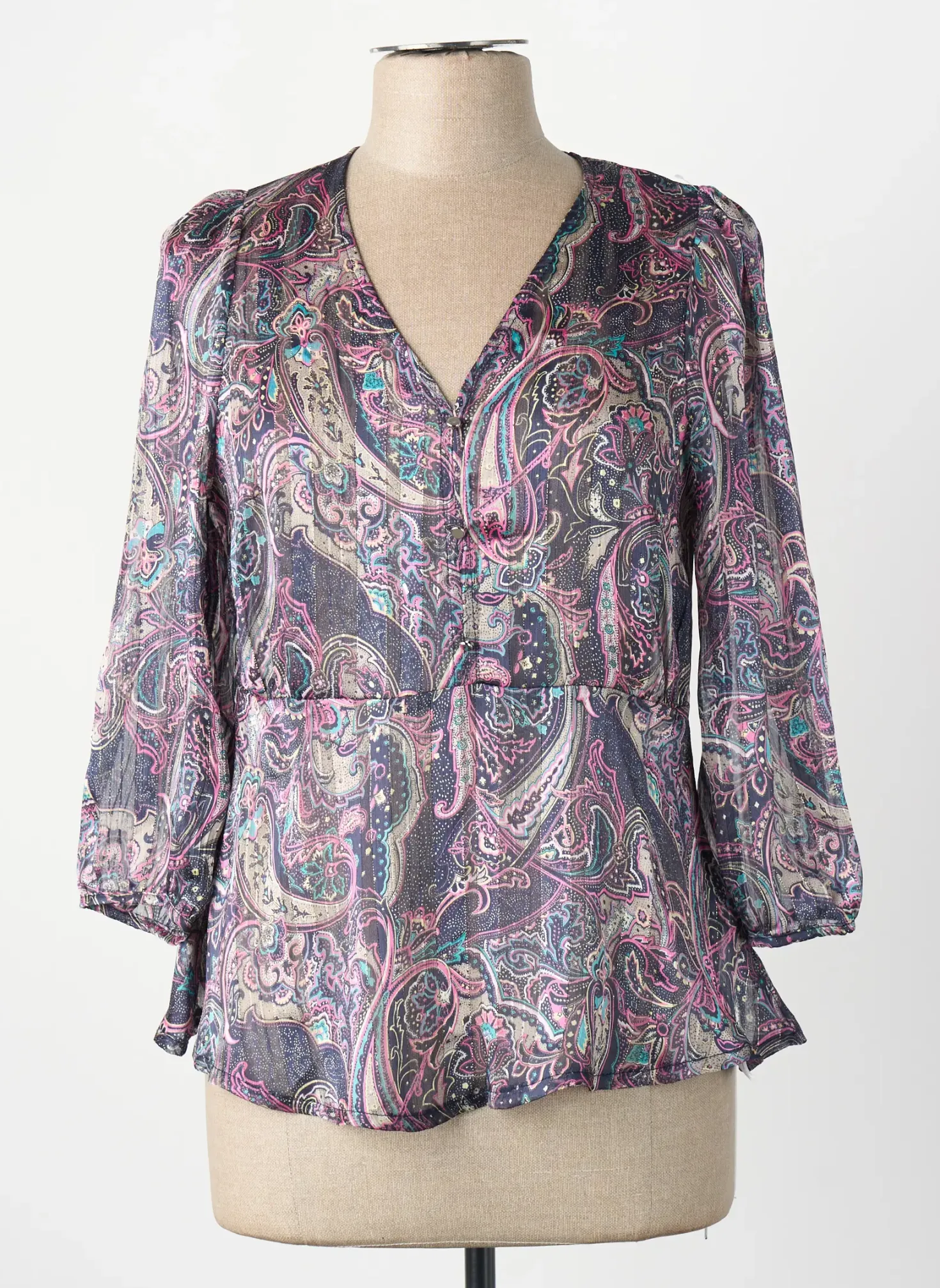 Blouse Morgan Bleu