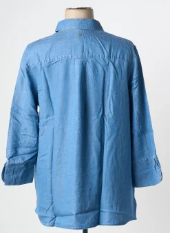 Blouse Sheego Bleu Manches Longues