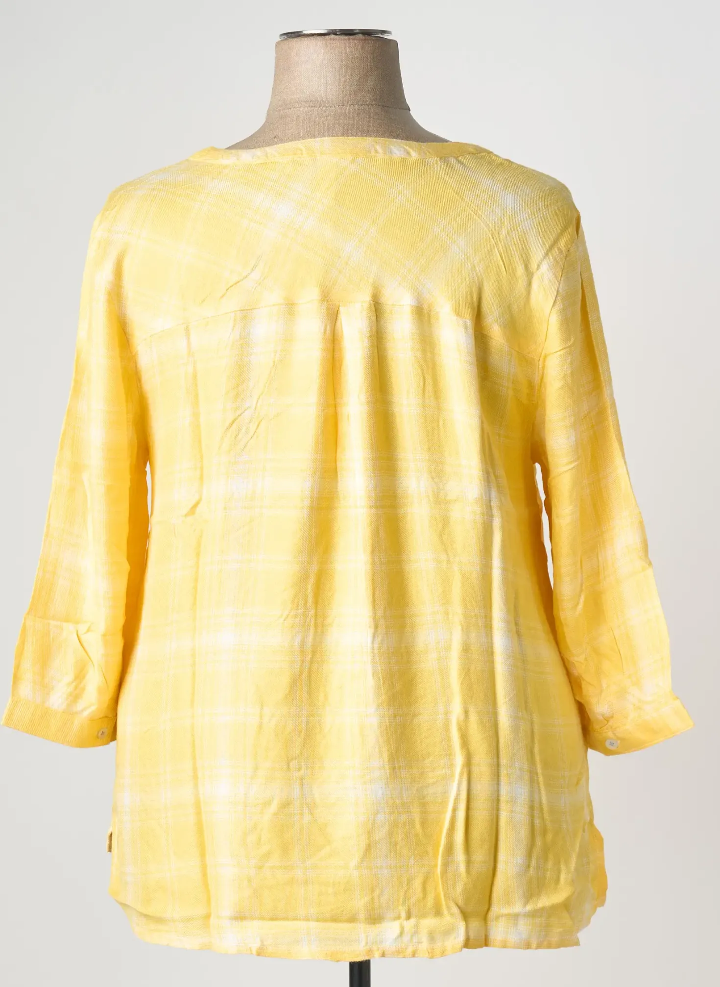 Blouse Sheego Jaune Manches 3/4