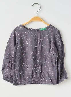 Blouse United Colors Of Benetton Gris Manches Longues