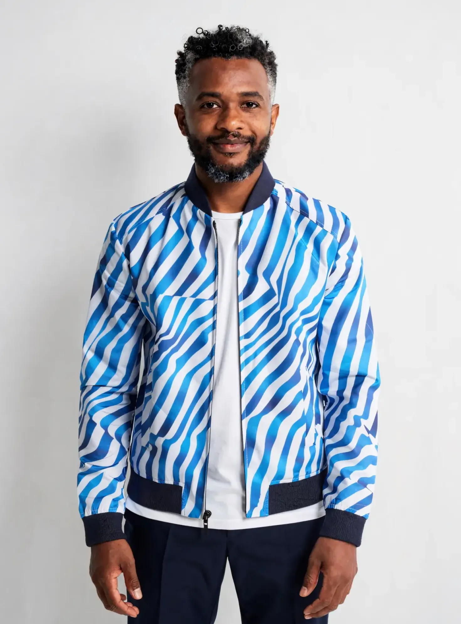 Blouson Pierre Talamon Bleu
