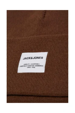 Bonnet Jack & Jones Marron