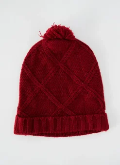 Bonnet Solid Rouge