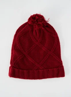 Bonnet Solid Rouge