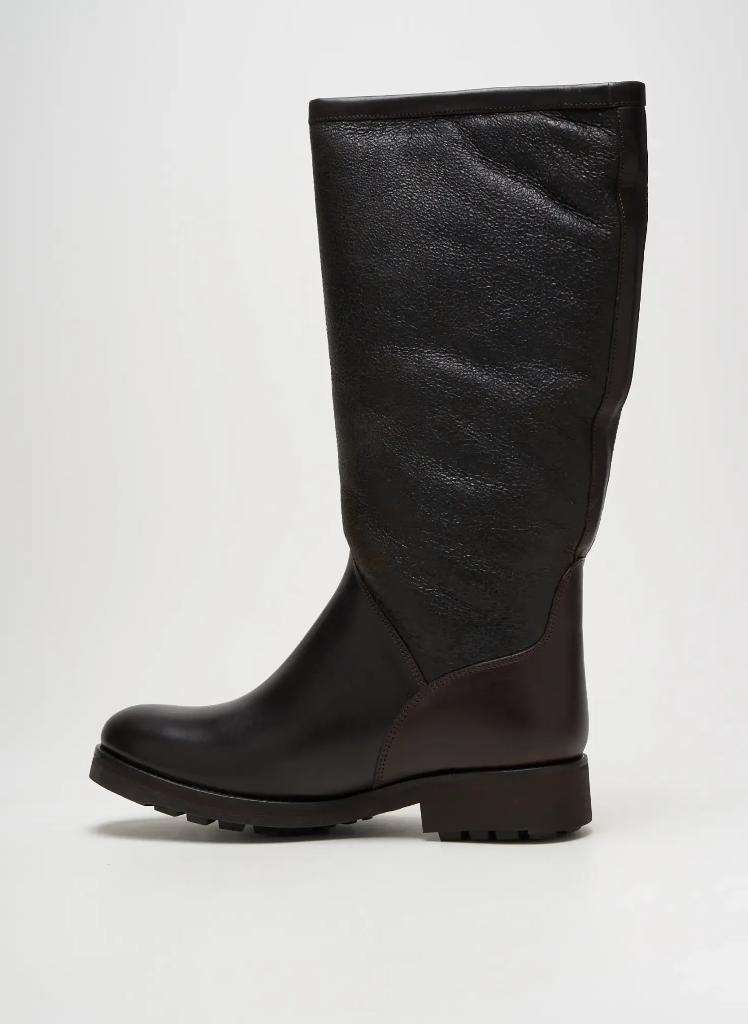Bottes Aigle Marron Talon Plat Jusqu'à 3cm