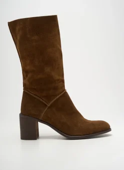 Bottes Aliwell Marron Talon De 7 À 9cm