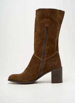 Bottes Aliwell Marron Talon De 7 À 9cm