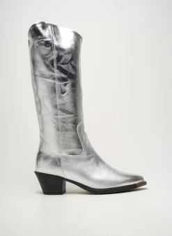 Bottes Astrid Black Label Argent