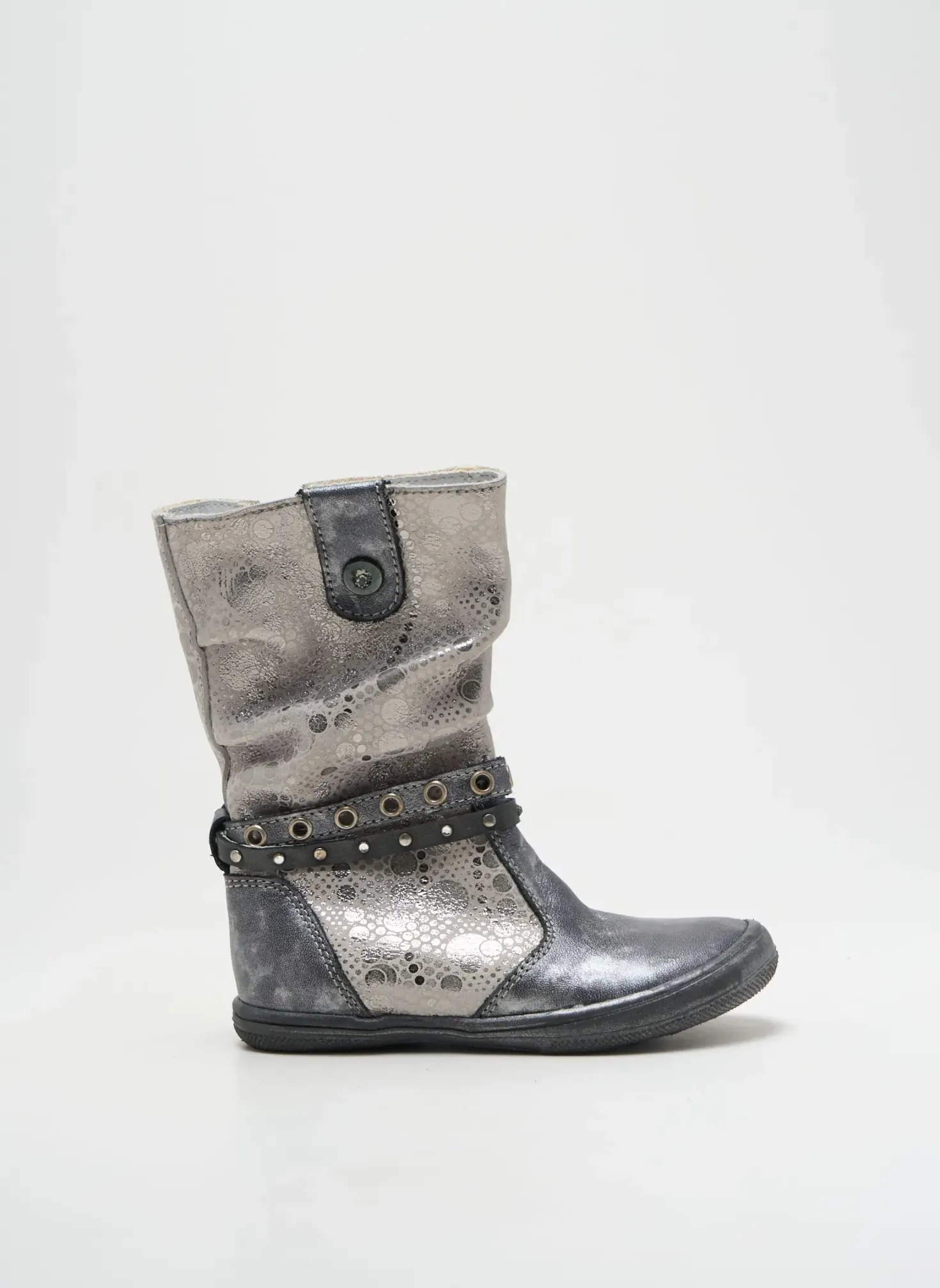 Bottes Bellamy Argent Bout Rond