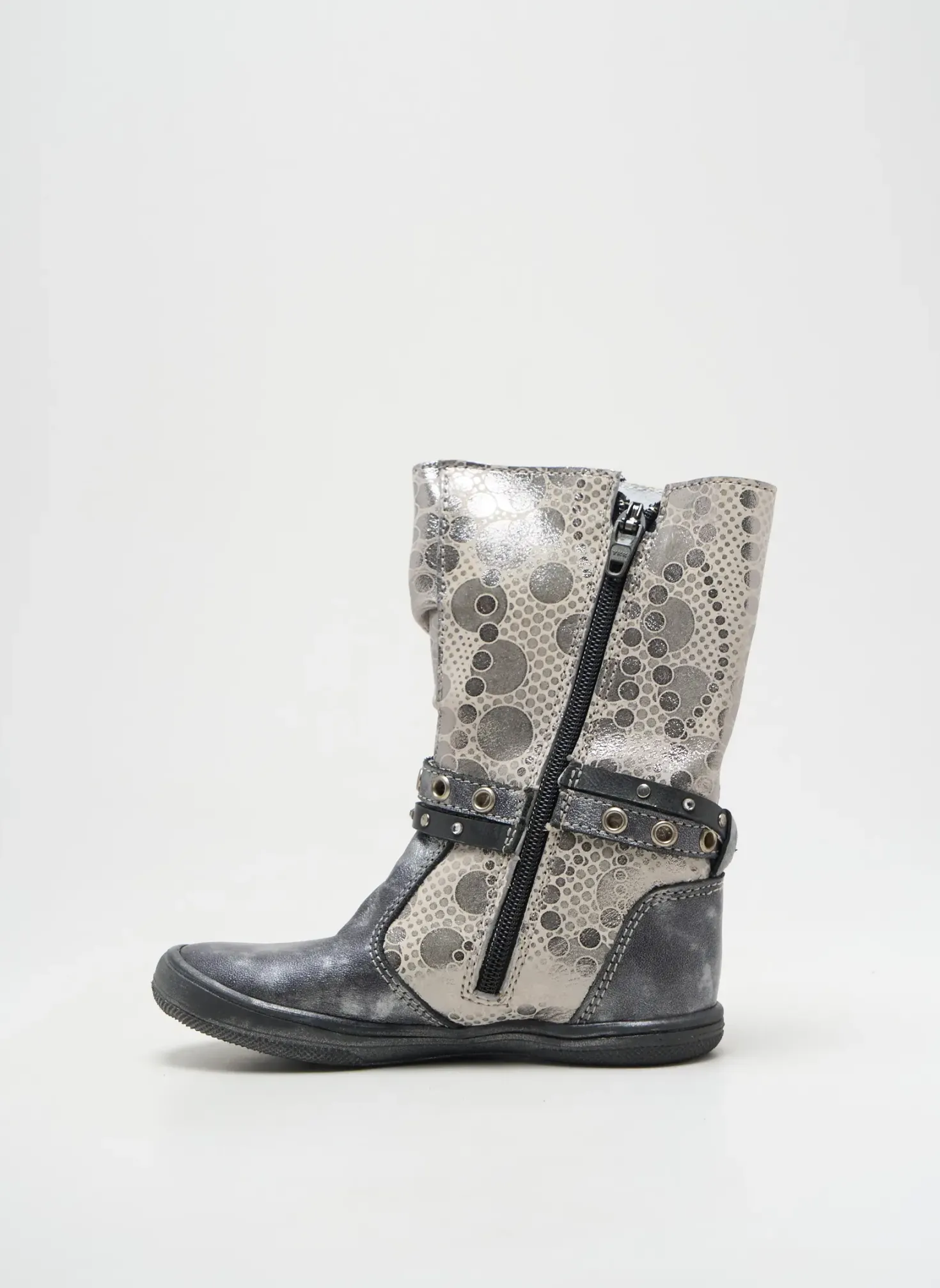 Bottes Bellamy Argent Bout Rond