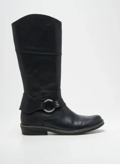 Bottes Bellamy Noir Talon Bas