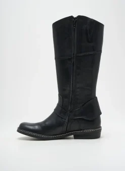 Bottes Bellamy Noir Talon Bas