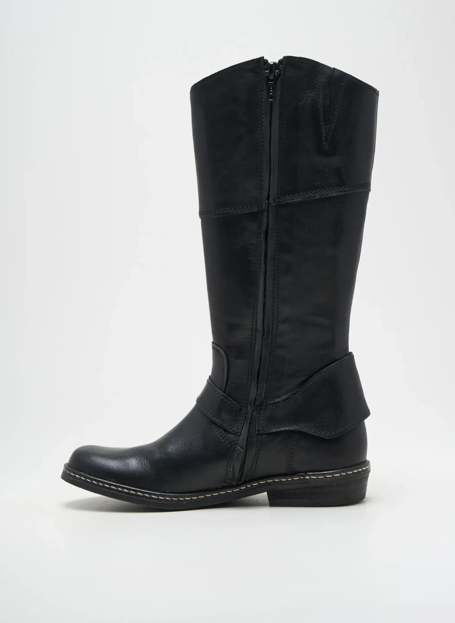 Bottes Bellamy Noir Talon Bas