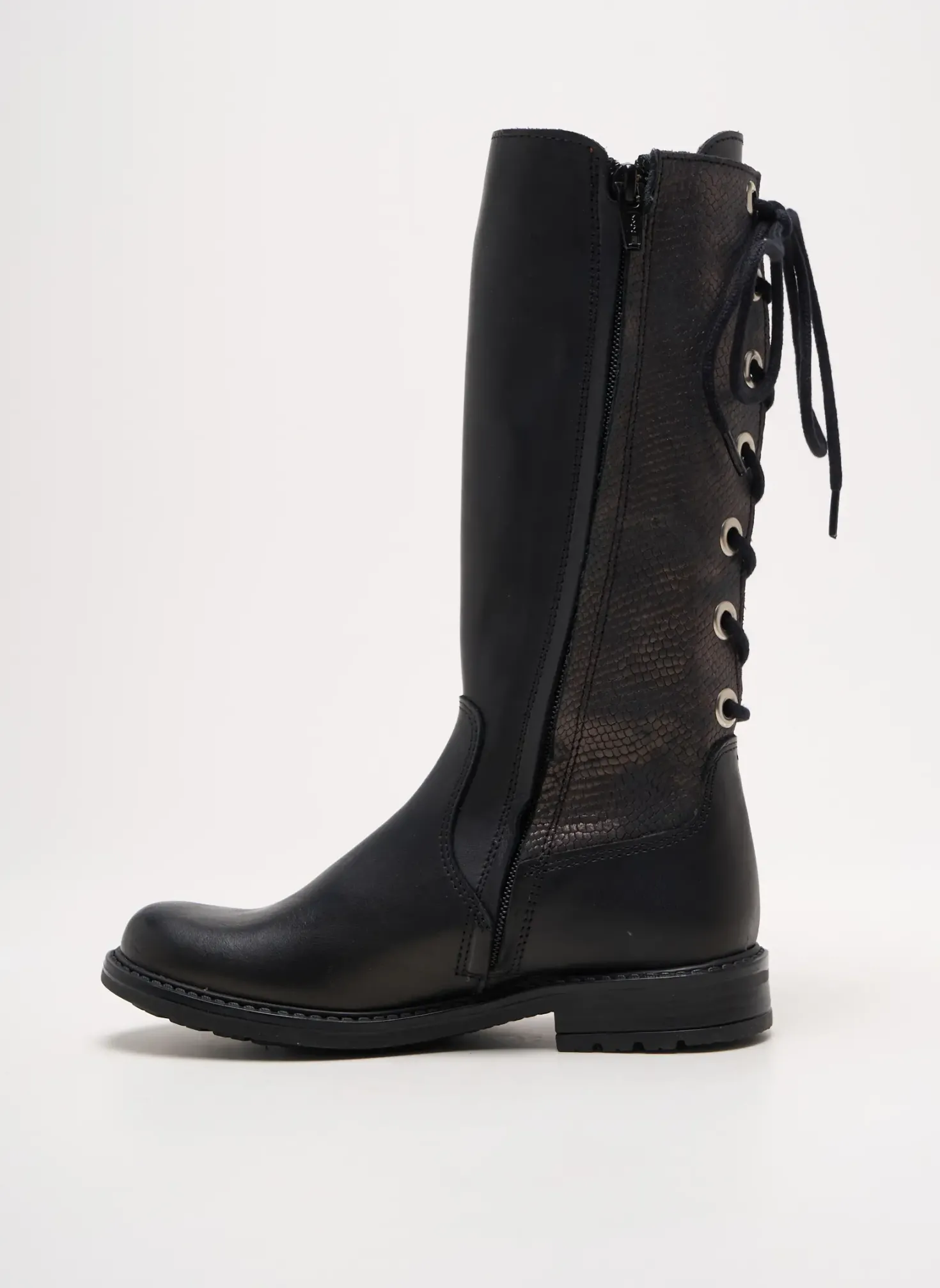 Bottes Bellamy Noir Talon Bas