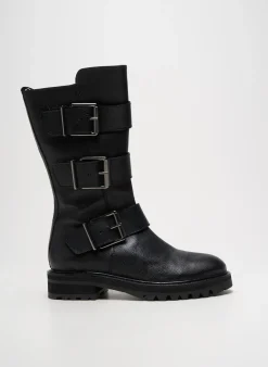 Bottes Billibi Noir Talon Plat Jusqu'à 3cm