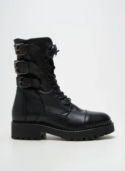 Bottes Coco Et Abricot Noir Talon De 4 À 6cm
