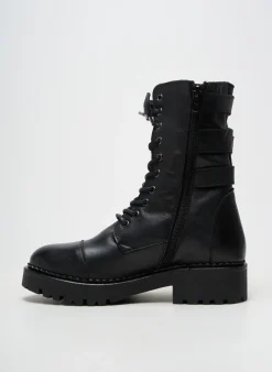 Bottes Coco Et Abricot Noir Talon De 4 À 6cm