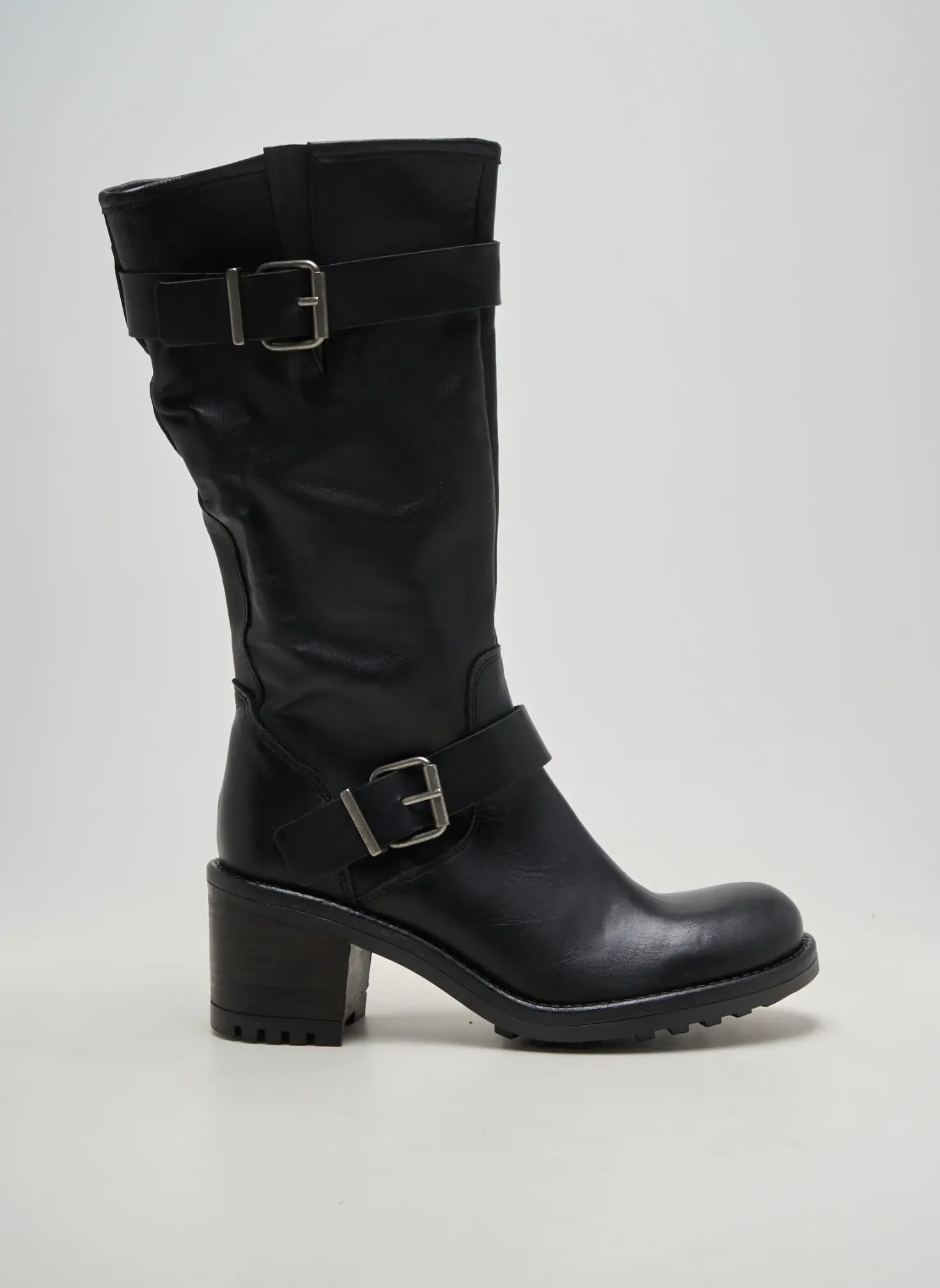 Bottes E-cow Noir Talon De 4 À 6cm