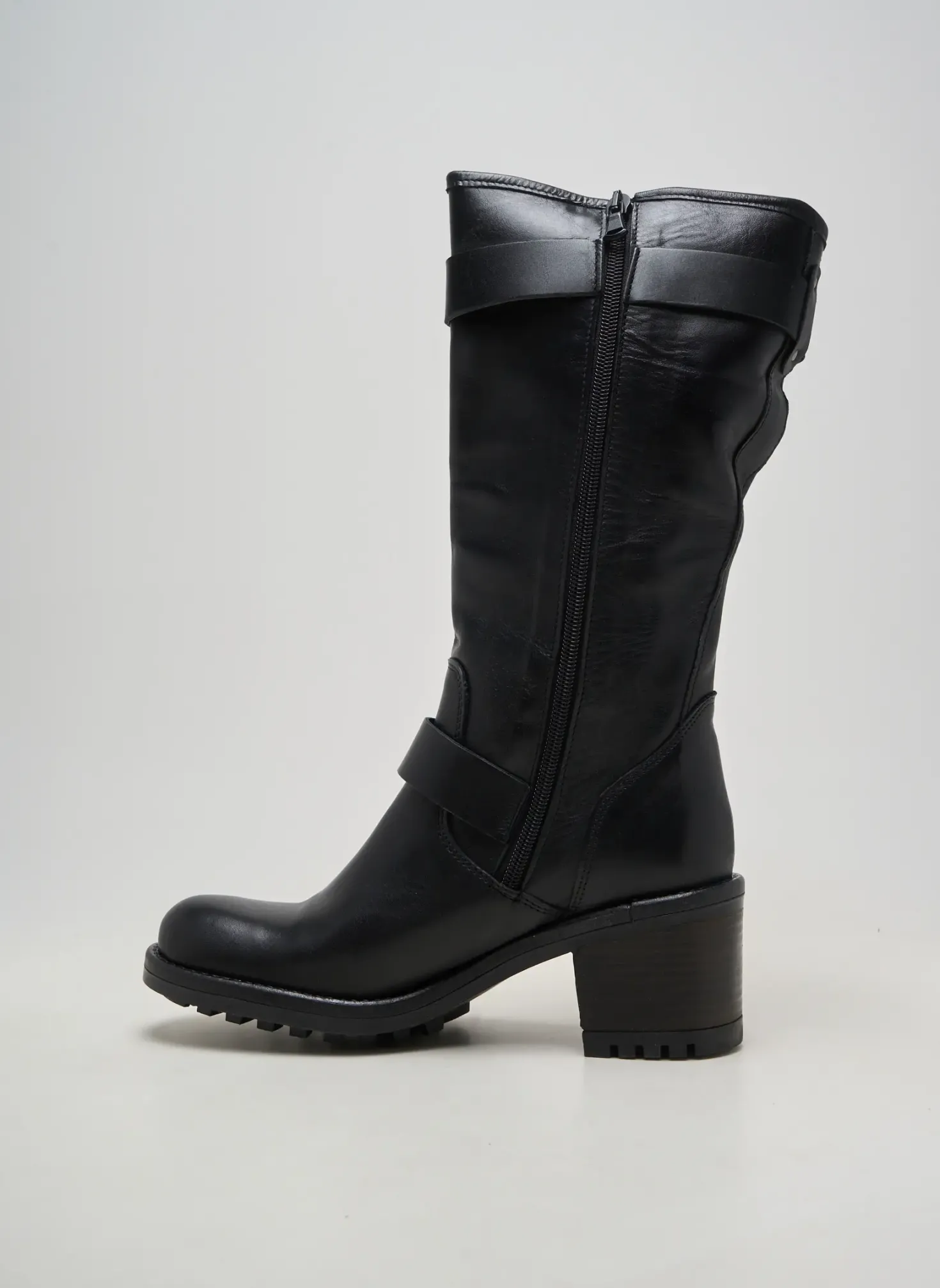 Bottes E-cow Noir Talon De 4 À 6cm