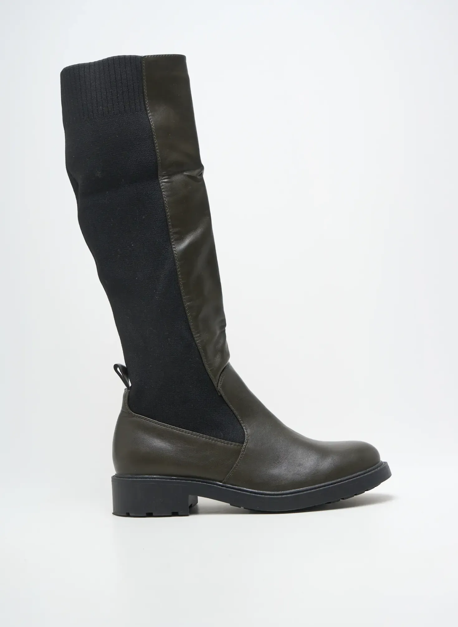 Bottes Findlay Vert Talon Plat Jusqu'à 3cm