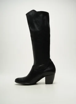 Bottes France Mode Noir Talon De 4 À 6cm