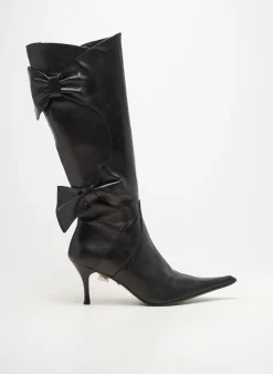 Bottes Ilario Ferucci Noir Talon De 7 À 9cm