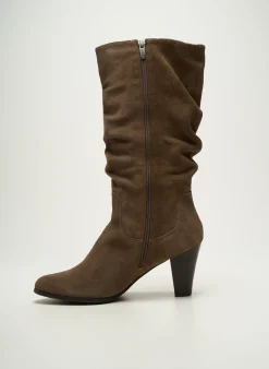 Bottes Karston Marron Talon De 7 À 9cm