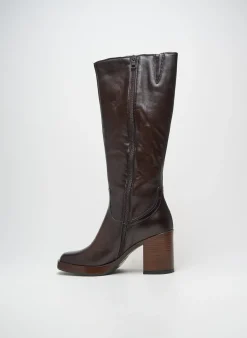 Bottes Mjus Marron Talon De 7 À 9cm