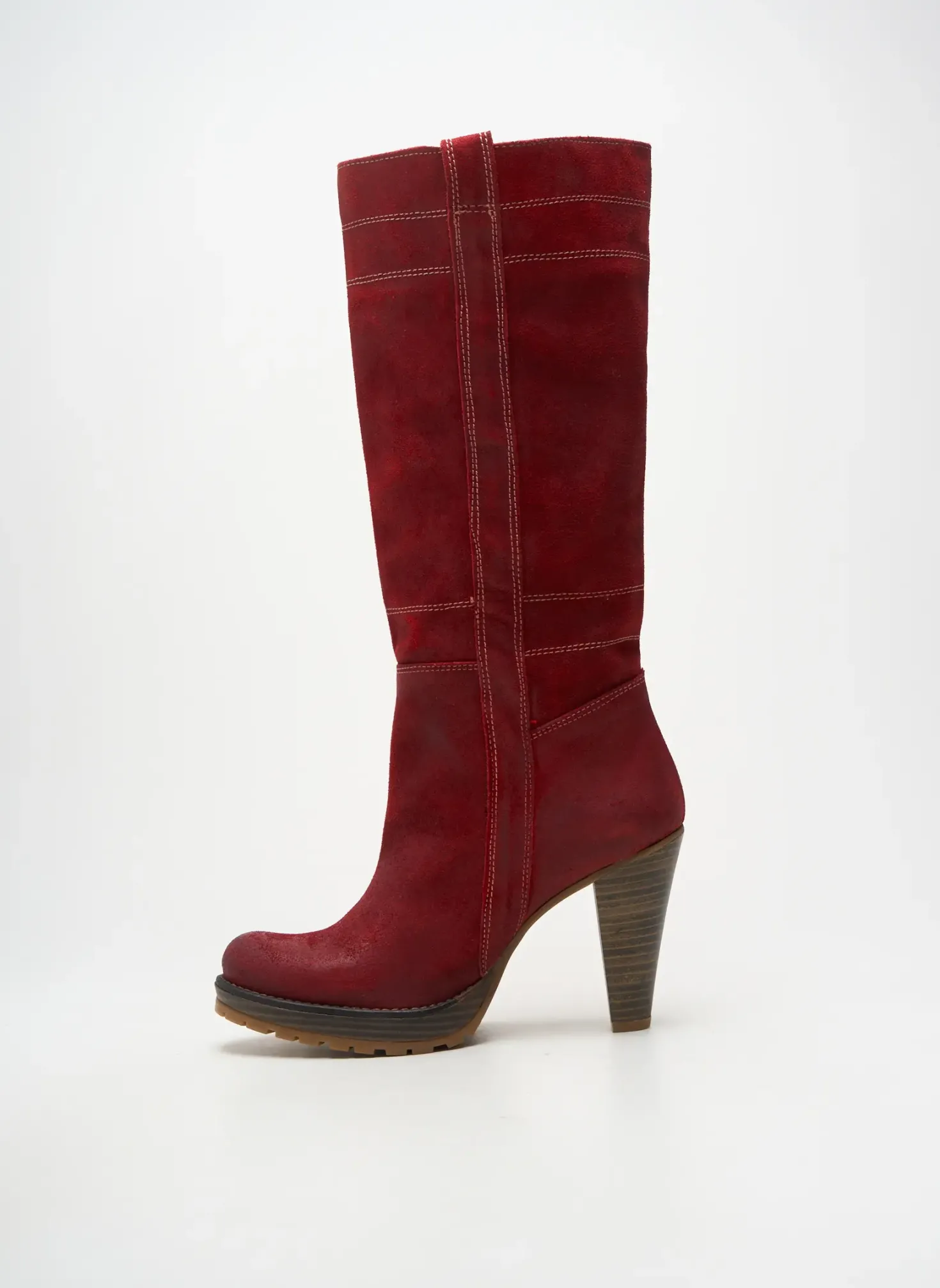 Bottes Mtng Rouge Talon De 7 À 9cm
