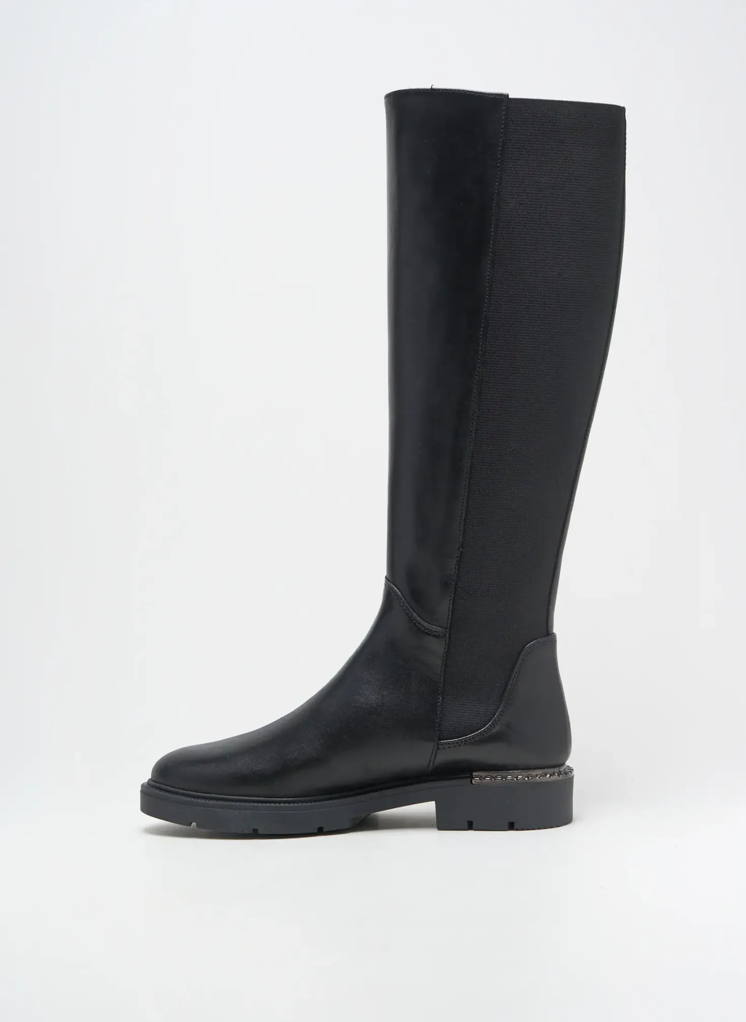 Bottes Myma Noir Talon Plat Jusqu'à 3cm