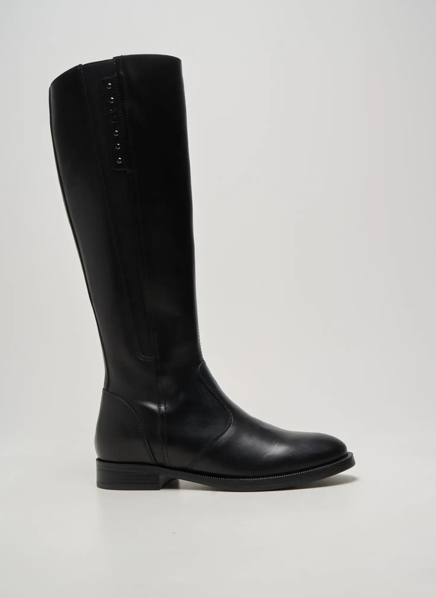 Bottes Nero Giardini Noir Talon Plat Jusqu'à 3cm