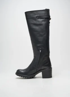Bottes Ngy Noir Talon De 4 À 6cm