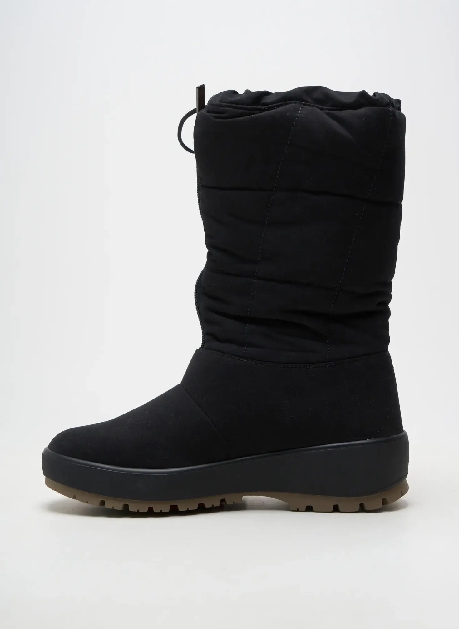 Bottes Olang Noir Talon Plat Jusqu'à 3cm