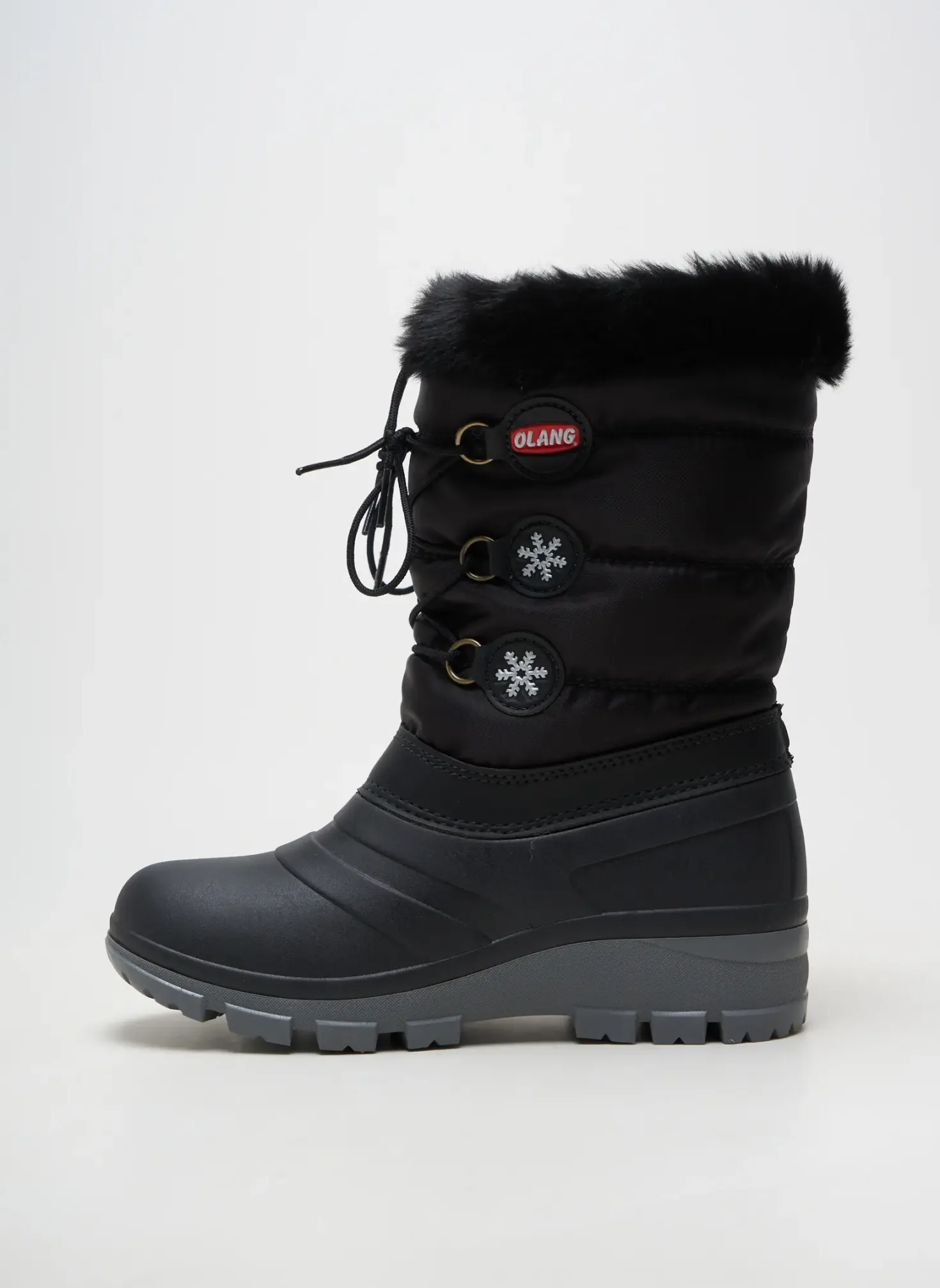 Bottes Olang Noir Talon Plat Jusqu'à 3cm