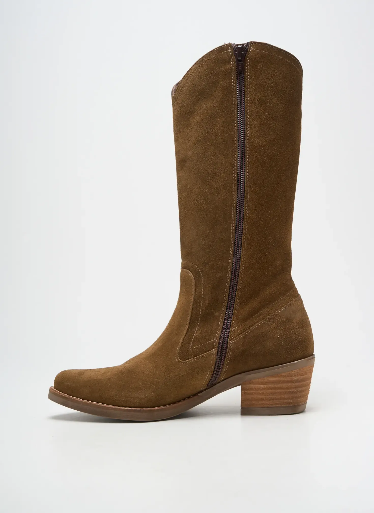 Bottes Patricia Miller Marron Talon De 4 À 6cm