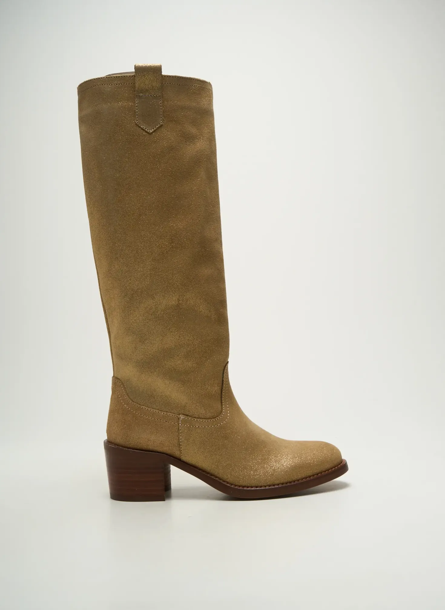 Bottes Patricia Miller Or Talon De 4 À 6cm