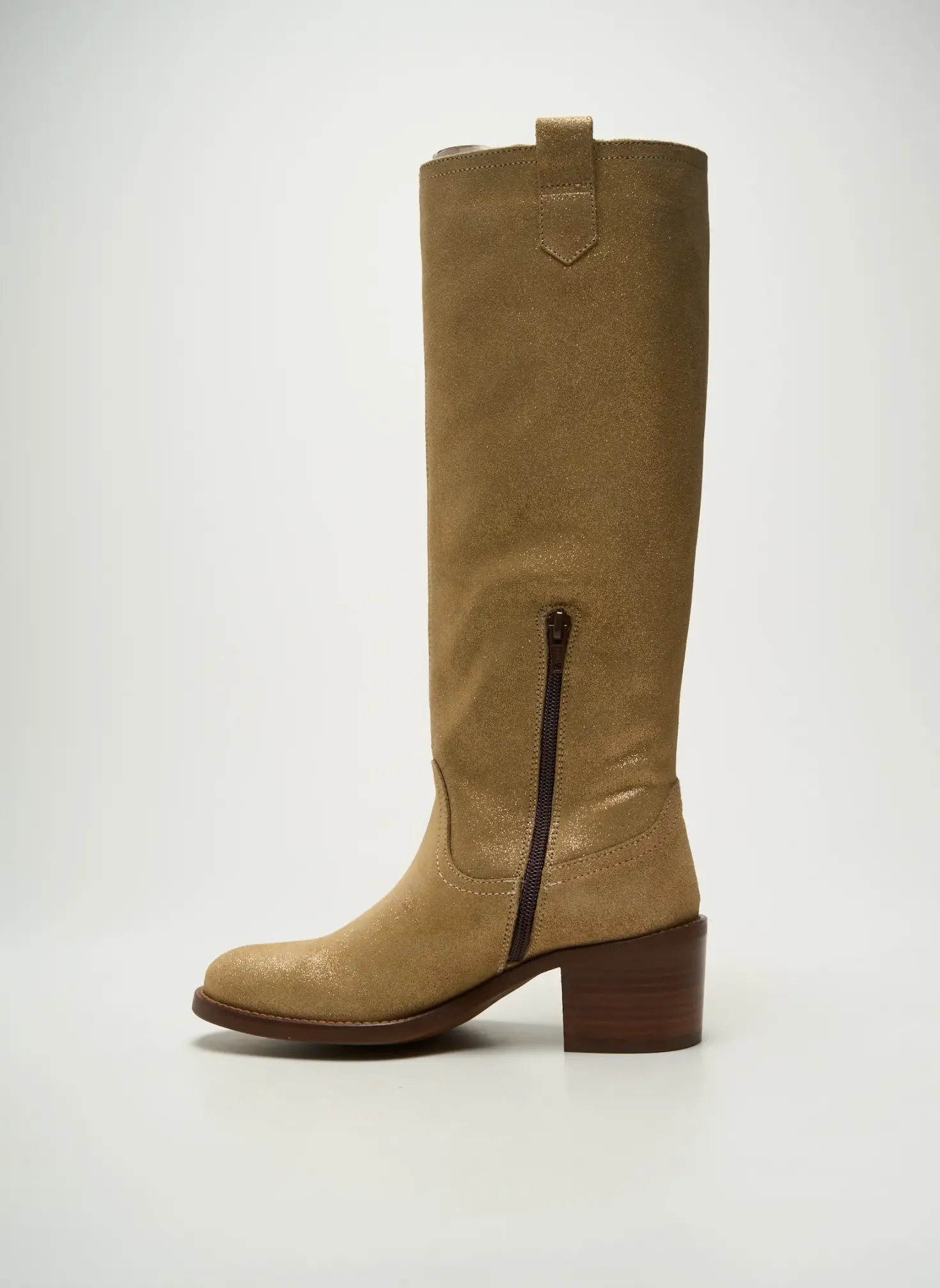 Bottes Patricia Miller Or Talon De 4 À 6cm