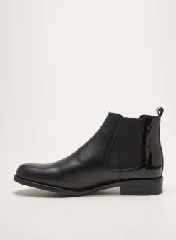 Bottes Pinto Di Blu Noir Talon Plat Jusqu'à 3cm