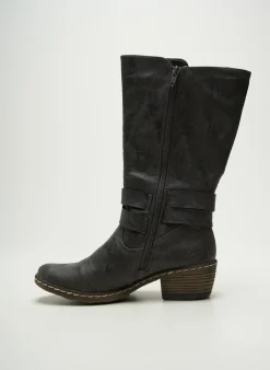 Bottes Rieker Gris Talon De 4 À 6cm