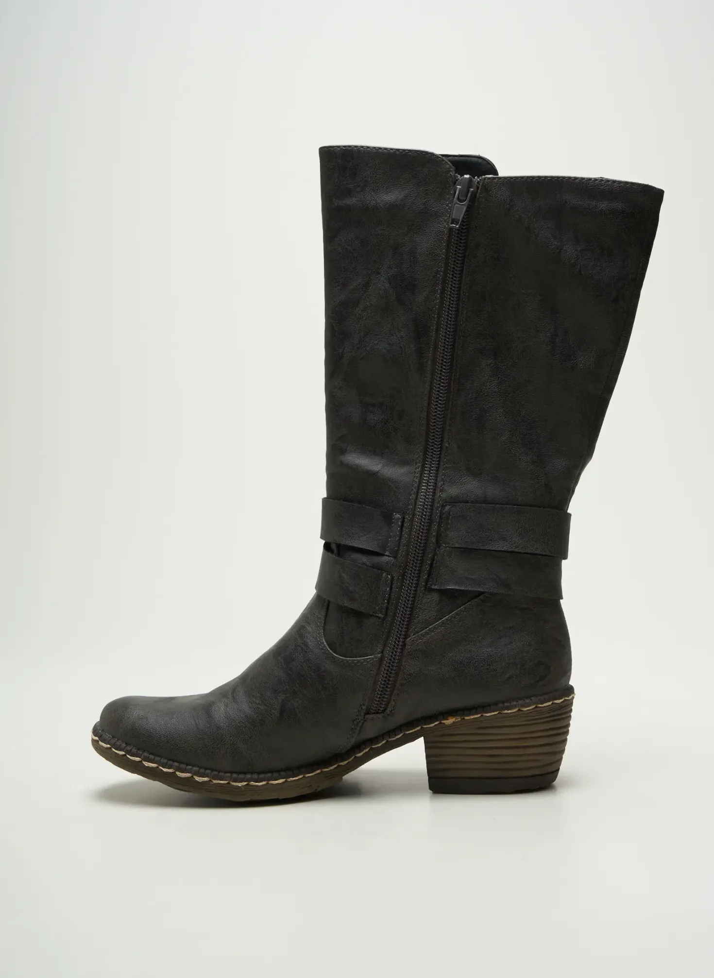 Bottes Rieker Gris Talon De 4 À 6cm