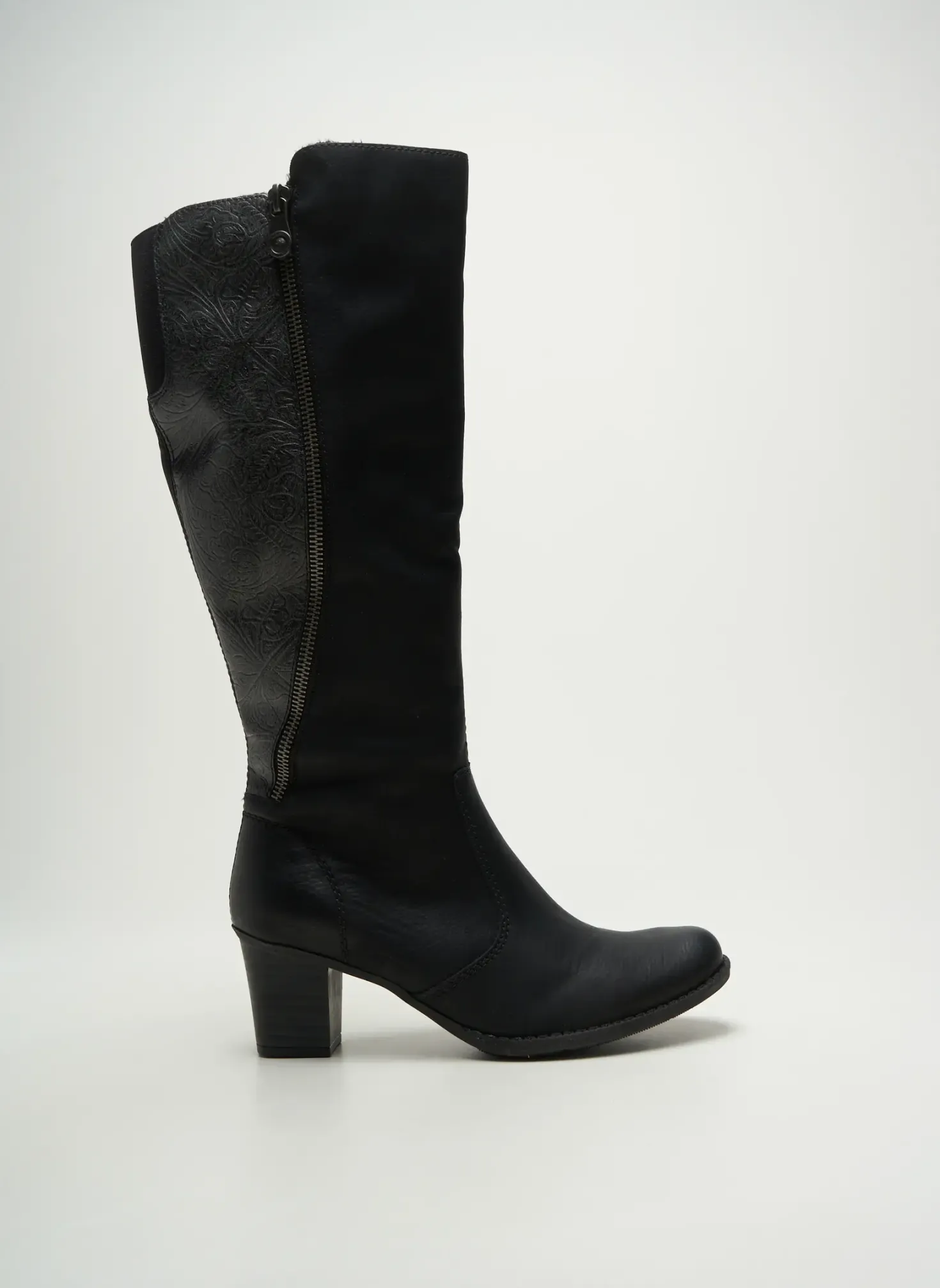 Bottes Rieker Noir Talon De 4 À 6cm