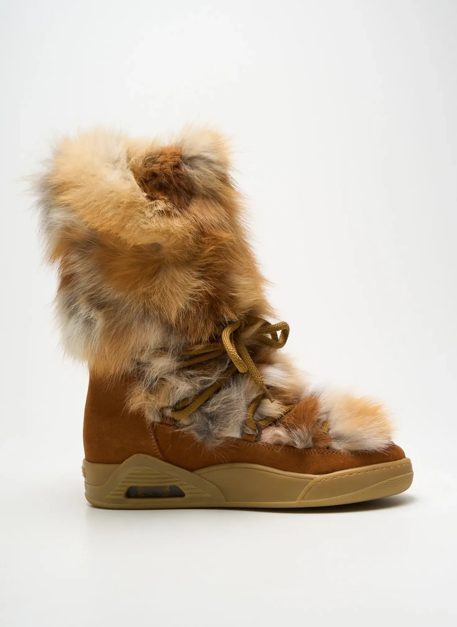 Bottes Serafini Marron Talon Plat Jusqu'à 3cm