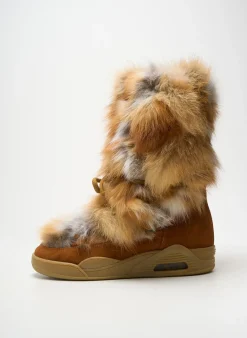 Bottes Serafini Marron Talon Plat Jusqu'à 3cm