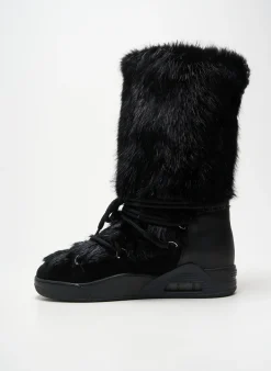 Bottes Serafini Noir Talon Plat Jusqu'à 3cm