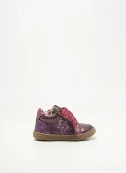 Bottillons Acebos Violet Bout Rond
