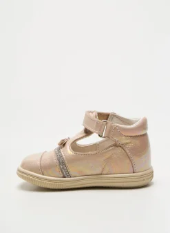 Bottillons Bopy Beige Bout Rond