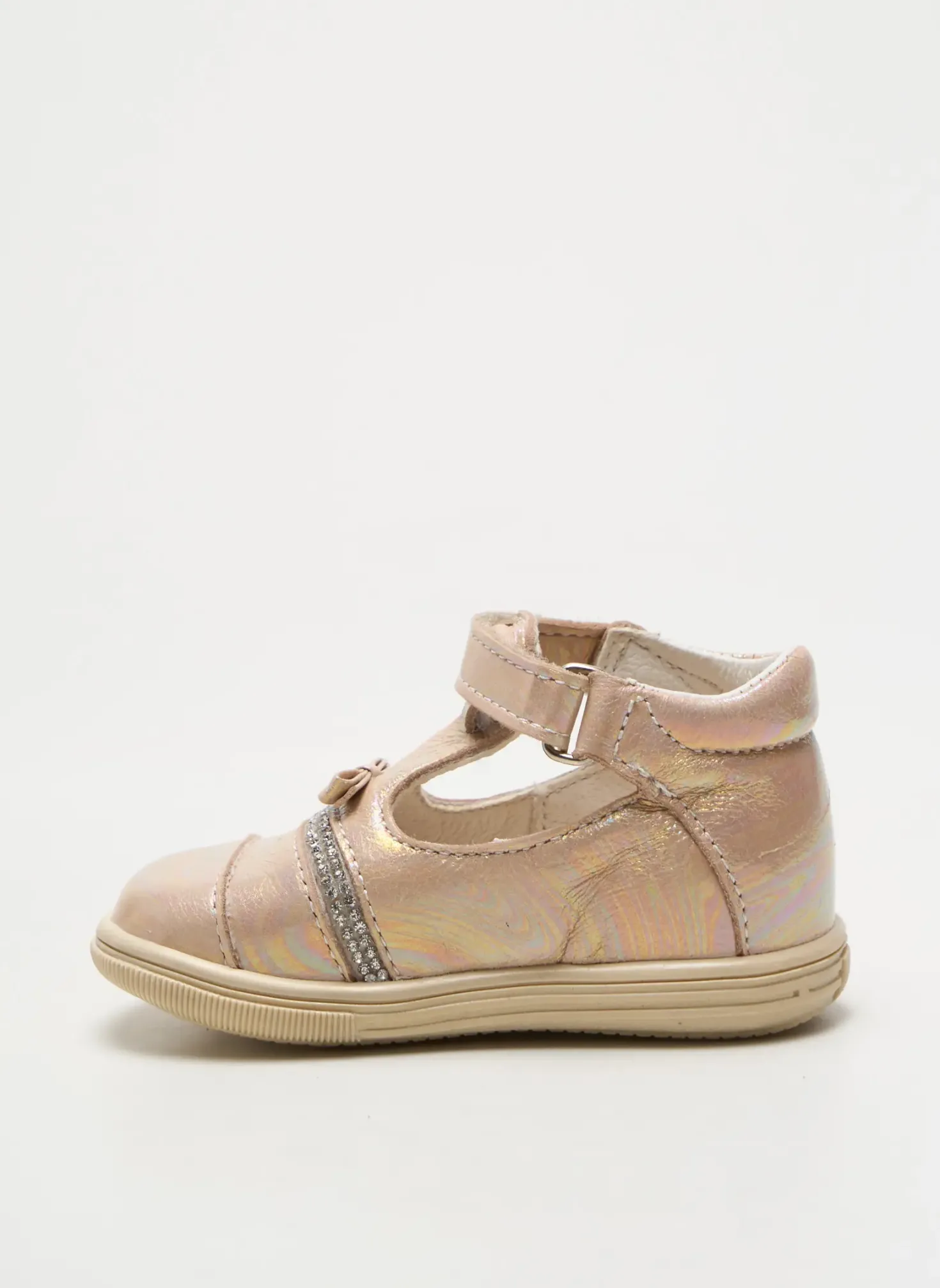 Bottillons Bopy Beige Bout Rond