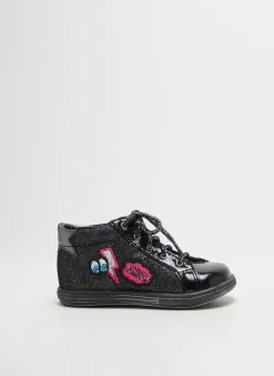 Bottillons Bopy Noir Bout Rond
